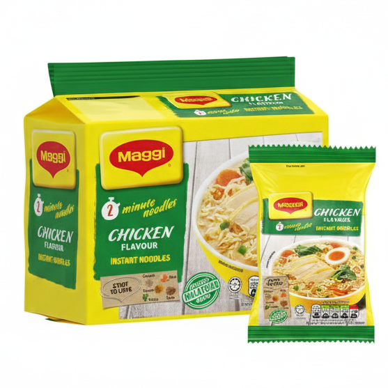Maggi 2 Minute Instant Noodles Chicken Flavour 5 x 74g