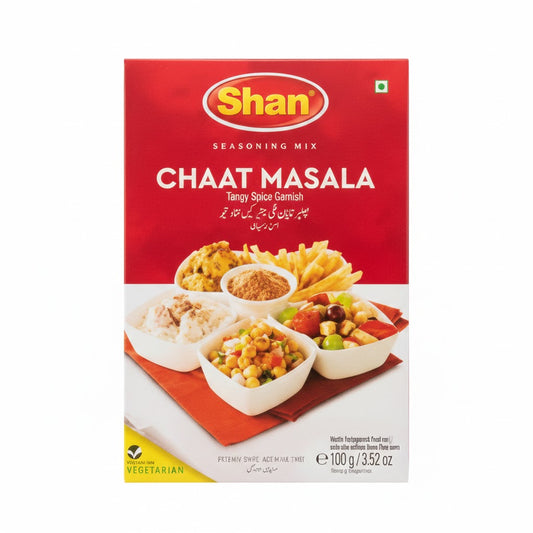 Shan Seasoning Mix Chaat Masala Tangy Spice Garnish 100g